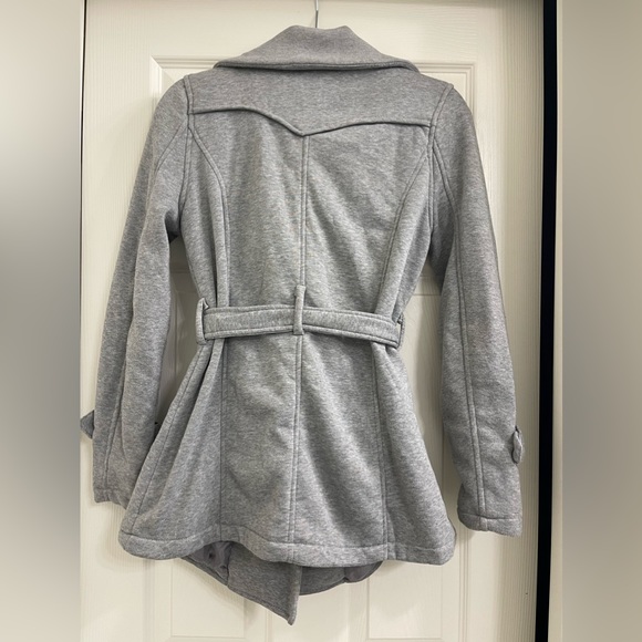 Women’s Charlotte Russe Gray Peacoat Size M - Picture 4 of 7